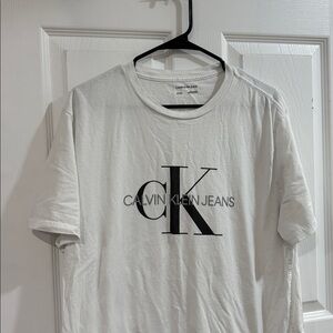 Calvin Klein White Logo Tee